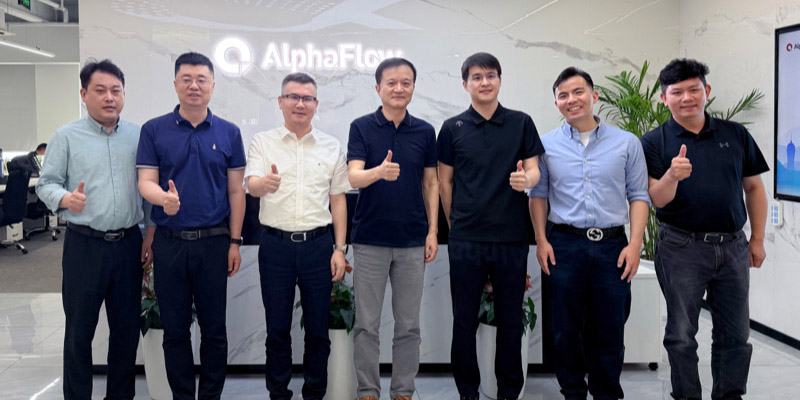 杭州市经信局副局长林昀一行莅临微宏科技，开展“AI+制造”专项调研