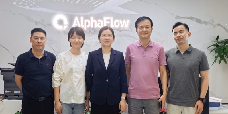 上城区常务副区长孔德君带队走访微宏科技，调研AI流程智能赋能制造业发展